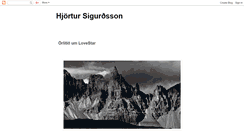 Desktop Screenshot of hjortursigurdsson.com